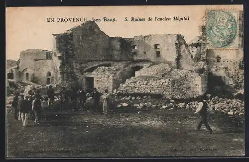 AK Les Baux, Ruines de l`ancien Hôpital