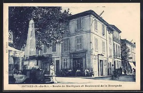 AK Istres, Route de Martigues et Boulevard de la Bourgade