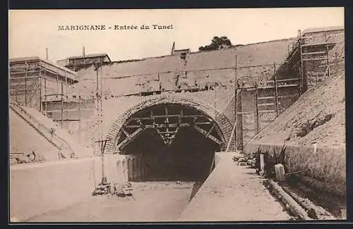 AK Marignane, Entrée du tunnel