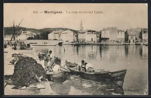 AK Martigues, Un coin du Grand Canal