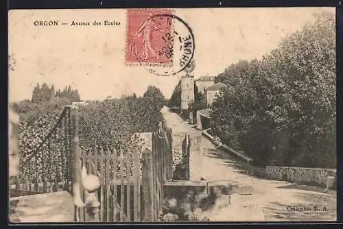 AK Orgon, Avenue des Écoles