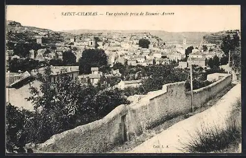 AK Saint-Chamas, Vue générale prise de Baume-Avenue