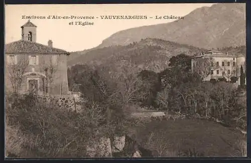 AK Vauvenargues, Le Château et l`Église