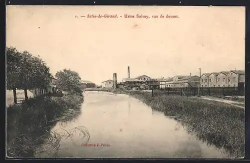 AK Salin-de-Giraud, Usine Solvay, vue de devant