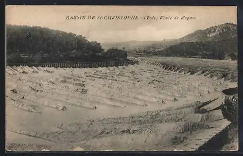 AK Saint-Christophe, Bassin, Vide, sur la route de Rognes