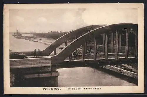 AK Port-de-Bouc, Pont du Canal d`Arles à Bouc