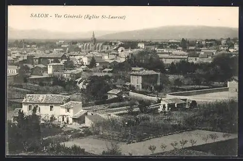 AK Salon, Vue Générale, Église St-Laurent