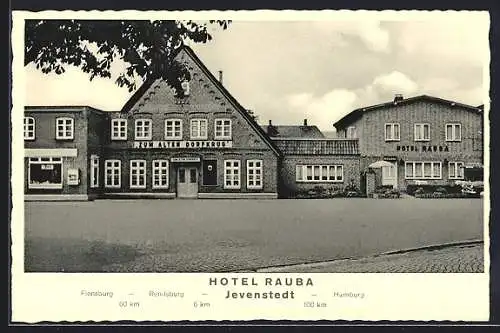 AK Jevenstedt, Hotel Rauba zum alten Dorfkrug