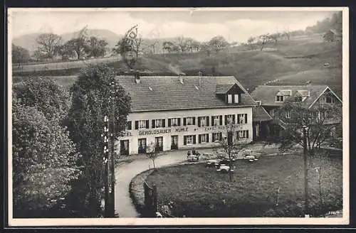 AK Baden-Baden, Hotel Restaurant Geroldsauer Mühle