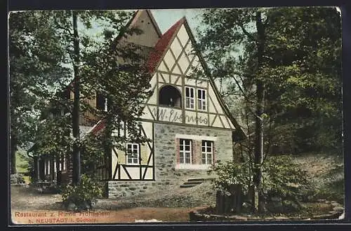 AK Neustadt i. Südharz, Restaurant zur Ruine Hohnstein