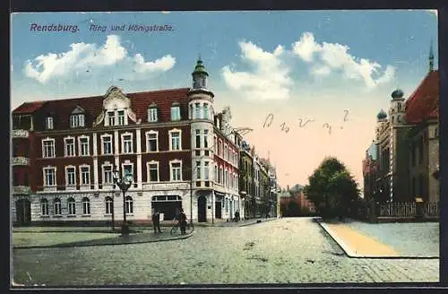 AK Rendsburg, Ring- und Königstrasse