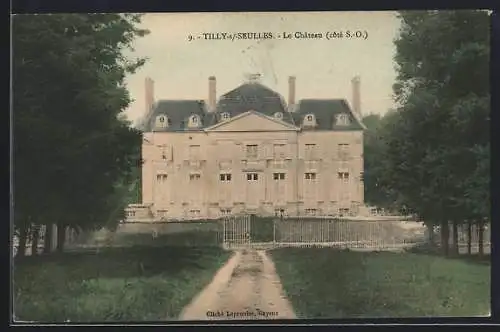 AK Tilly-sur-Seulles, Le Château, côté S.O.