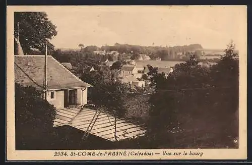 AK St-Côme-de-Fresné, Vue sur le bourg