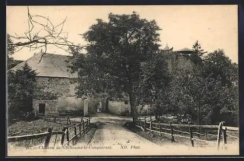 AK Falaise, Château de Guillaume-le-Conquérant et chemin arboré