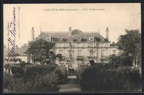 AK Lion-sur-Mer, Villa Pierre Lescot