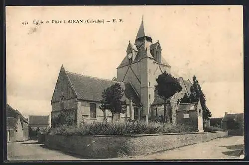 AK Airan, Église et Place principale