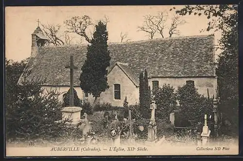 AK Auberville, L`église, XIIe siècle