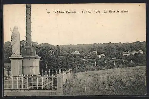 AK Villerville, Vue Générale, Le Bout du Haut