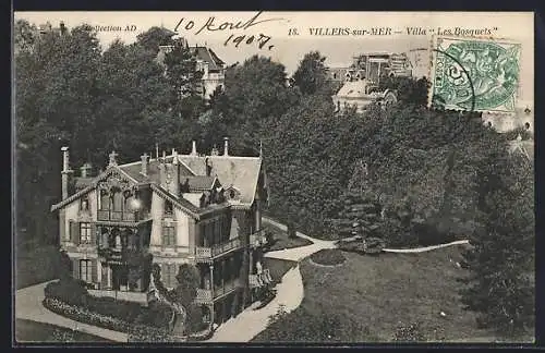 AK Villers-sur-Mer, Villa Les Bosquets