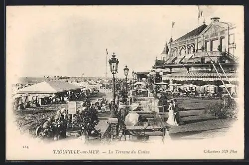 AK Trouville-sur-Mer, La Terrasse du Casino