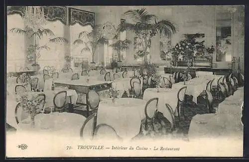 AK Trouville, Intérieur du Casino, Le Restaurant