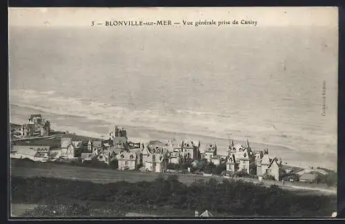 AK Blonville-sur-Mer, Vue générale prise de Canisy