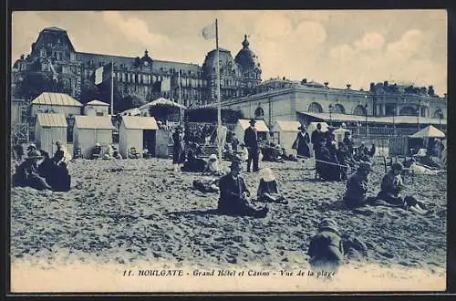 AK Houlgate, Grand Hôtel et Casino, Vue de la plage