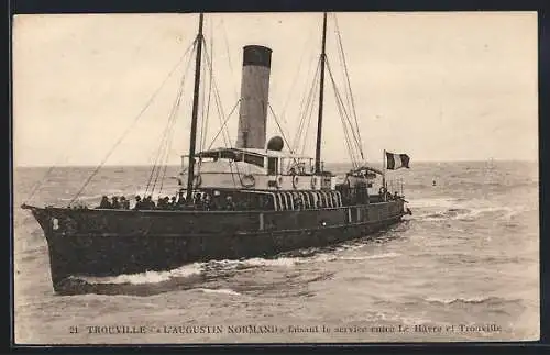 AK Trouville, L`Augustin Normand assurant le service entre Le Havre et Trouville