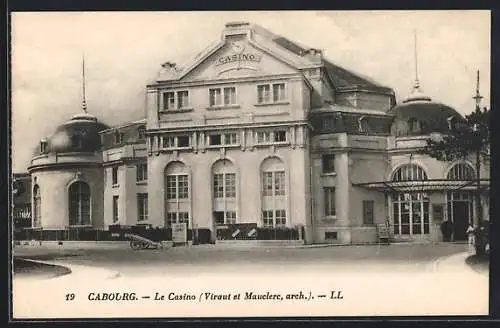 AK Cabourg, Le Casino, Viruet et Mauclerc, arch.