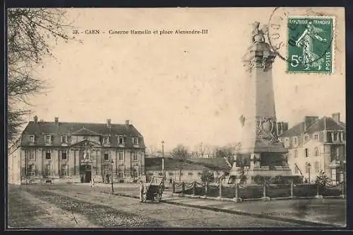 AK Caen, Caserne Hamelin et place Alexandre-III