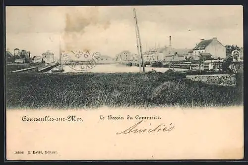 AK Courseulles-sur-Mer, Le Bassin du Commerce