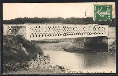 AK Courseulles, Le pont sur la Seulles