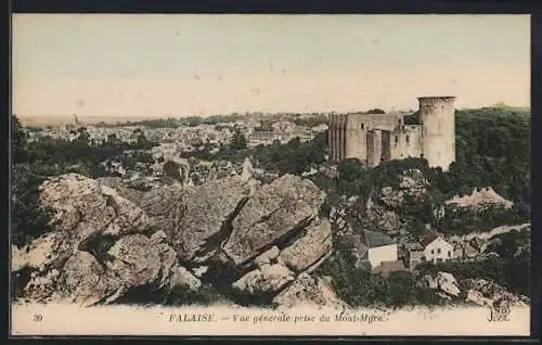 AK Falaise, Vue générale prise du Mont-Mirat