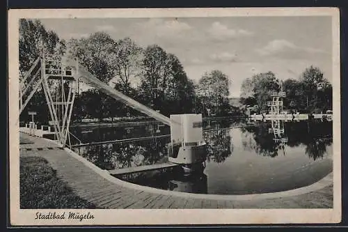 AK Mügeln / Sachsen, Stadtbad