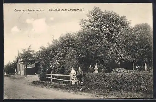 AK Borstel-Hohenraden / Pinneberg, Gasthaus zum Schützenhof