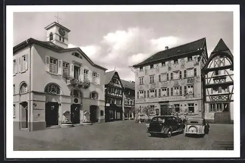 AK Eberbach / Neckar, Alter Markt