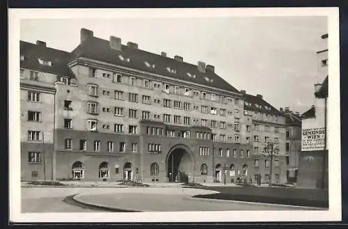 AK Wien, Längenfeldgasse, Gemeindebau Fuchsfeldhof