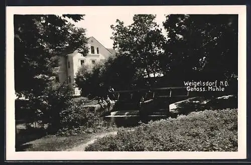 AK Weigelsdorf /N.D., Genoss. Mühle