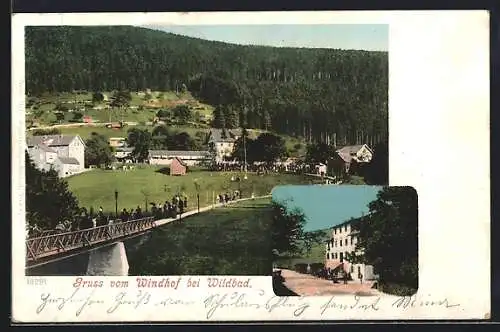 AK Bad Wildbad, Gasthaus Windhof