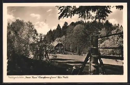 AK Tambach /Thür. Wald, Waldgasthaus Neues Haus Vierpfennighaus