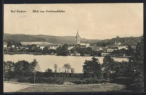 AK Buckow /Märk. Schweiz, Blick von Ferdinandshöhe