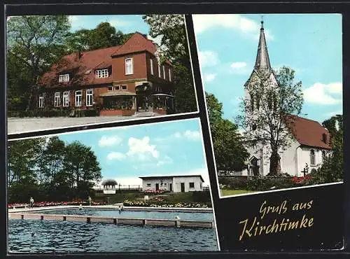 AK Kirchtimke, Freibad, Kirche, Geschäft