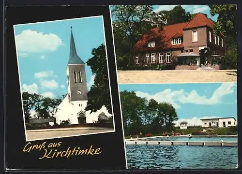 AK Kirchtimke, Geschäft, Schwimmbad, Kirche