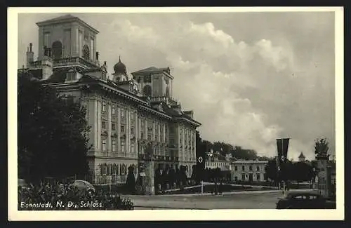 AK Eisenstadt /N. D., Schloss, davor n