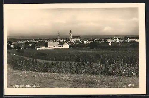 AK Rust am See, Ortsansicht mit Kirche