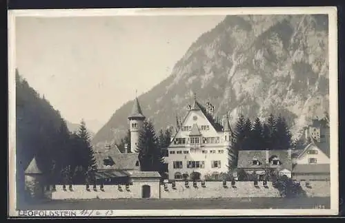 AK Eisenerz, Schloss Leopoldstein im Sonnenschein