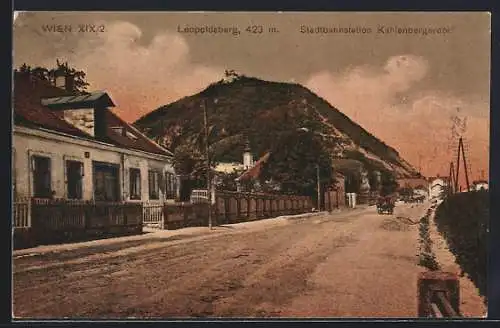 AK Wien-Kahlenbergerdorf, Leopoldsberg, Stadtbahnstation