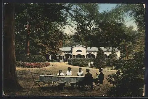 AK Varel / Oldenburg, Cafe im Vareler Wald