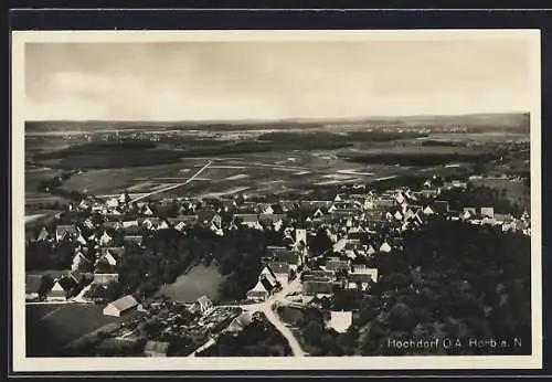 AK Hochdorf / Horb, Ortsansicht von oben