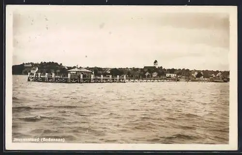 AK Immenstaad /Bodensee, Teilansicht mit Kirche